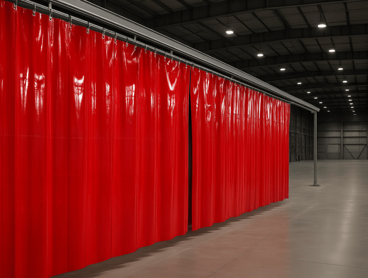 Завеса полосовая ПВХ , сварочная штора