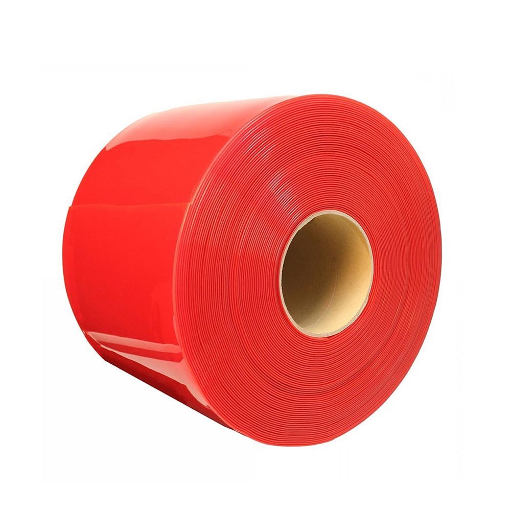 Красная пленка для завес ПВХ непрозрачная