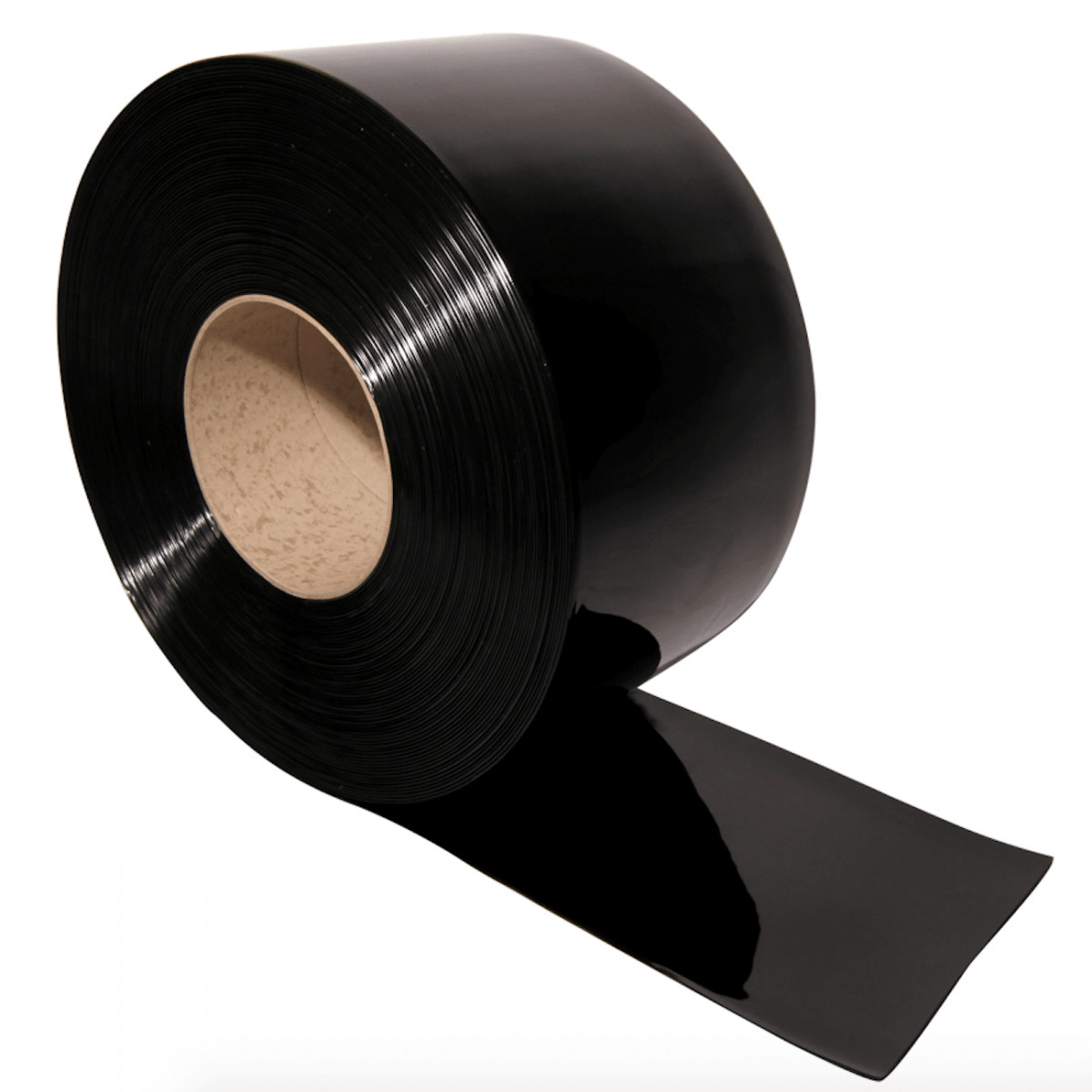 Черная пленка для завес ПВХ непрозрачная